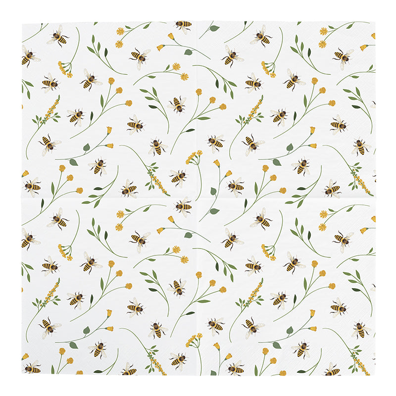 Bee Print Napkins