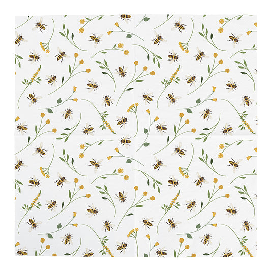 Bee Print Napkins