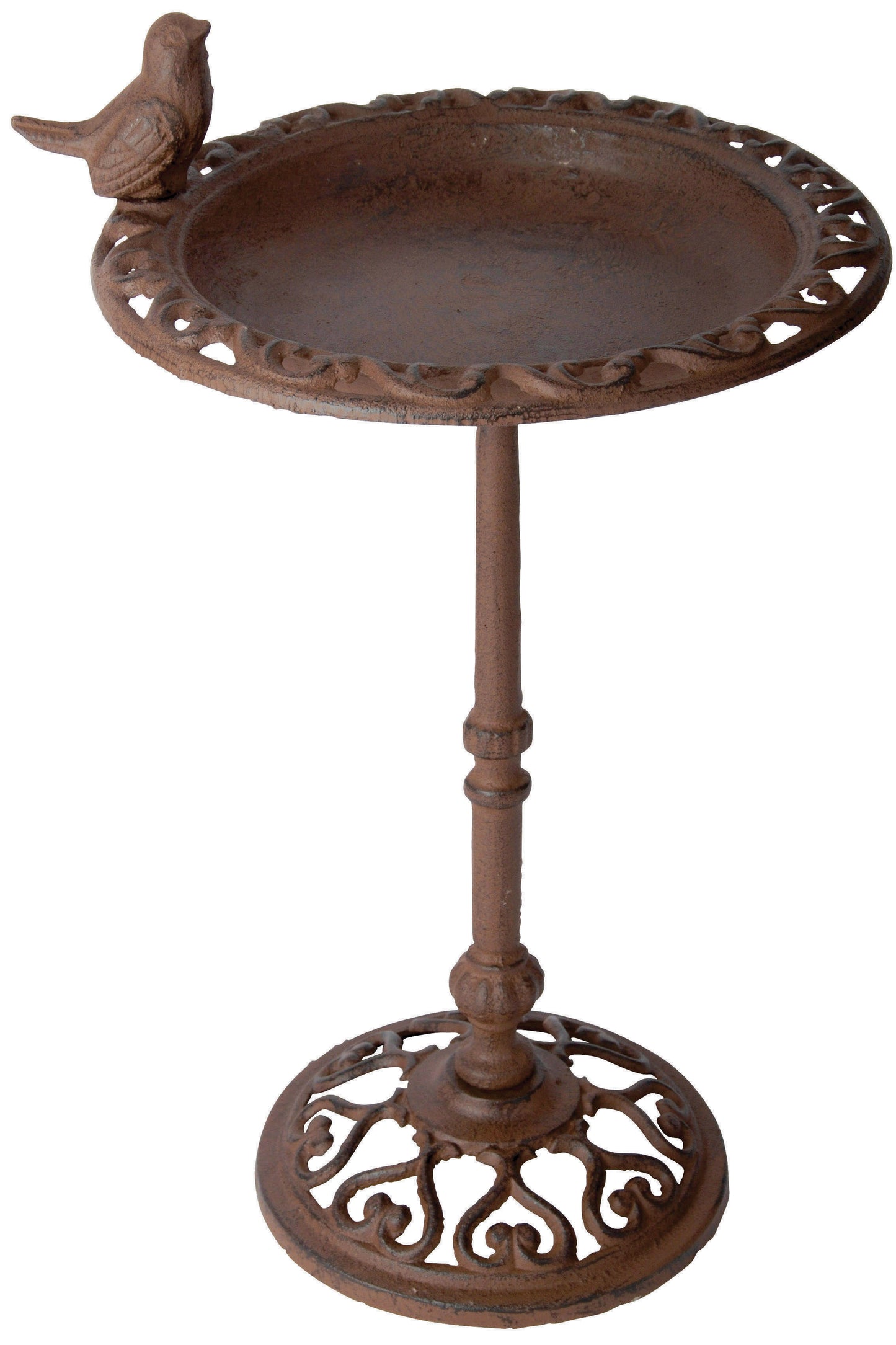 Cast Iron Bird Bath on Pole