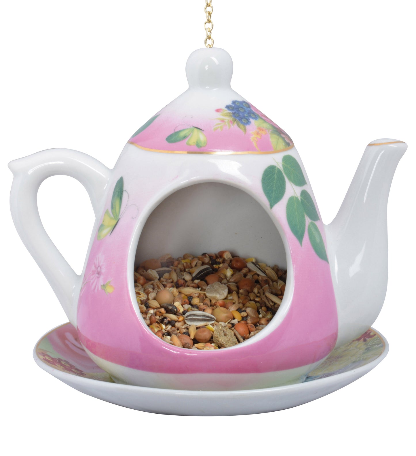 Pink Teapot Feeder