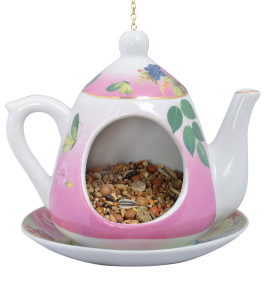 Pink Teapot Feeder